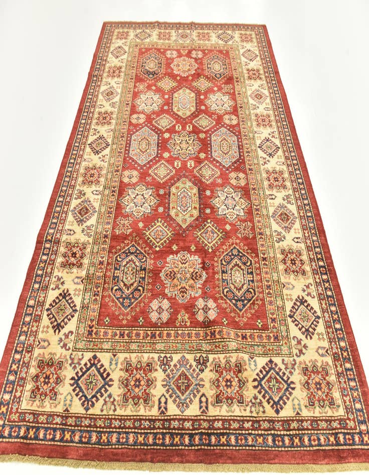 Detail image of  5' 8 x 7' 8  Hand Knotted Kazak Oriental Rug