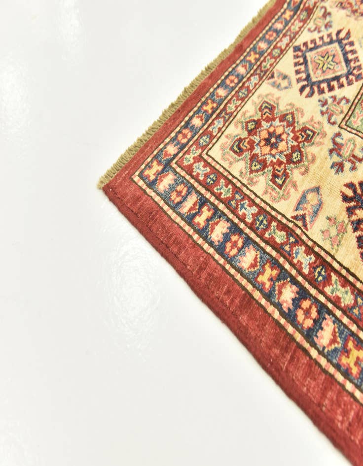 Detail image of  5' 8 x 7' 8  Hand Knotted Kazak Oriental Rug