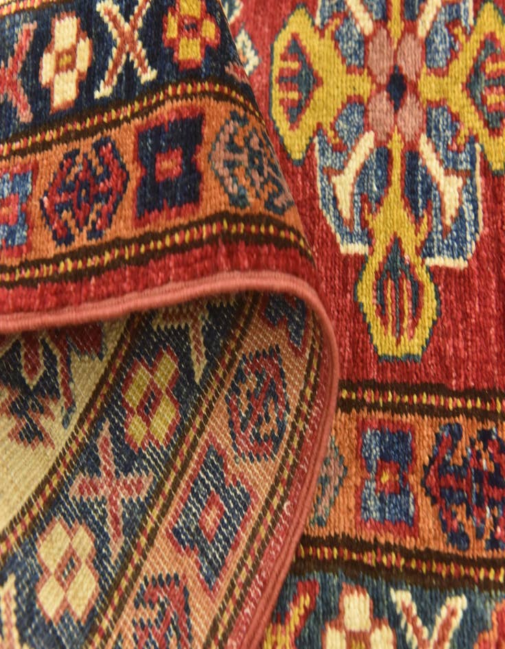 Detail image of  6' 1 x 8' 7  Hand Knotted Kazak Oriental Rug