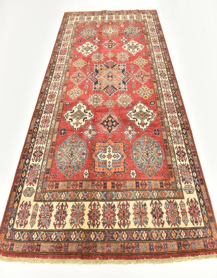 Detail image of  6' 1 x 8' 7  Hand Knotted Kazak Oriental Rug