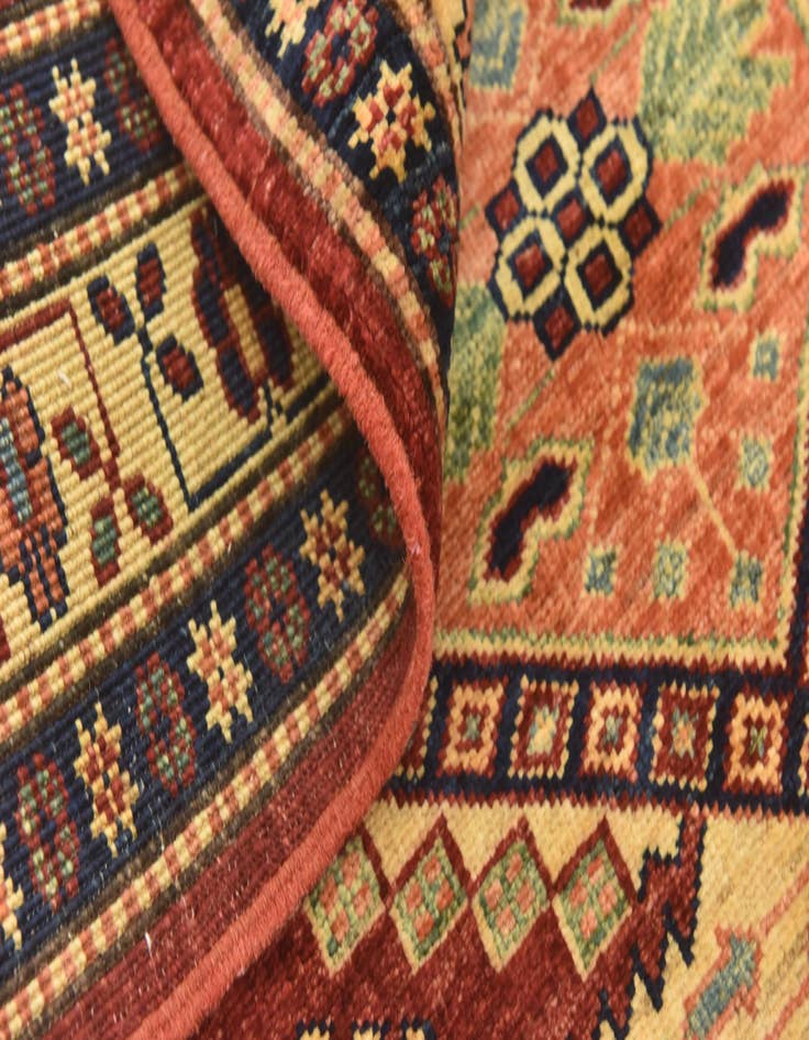 Detail image of  3' 3 x 4' 6  Hand Knotted Kazak Oriental Rug