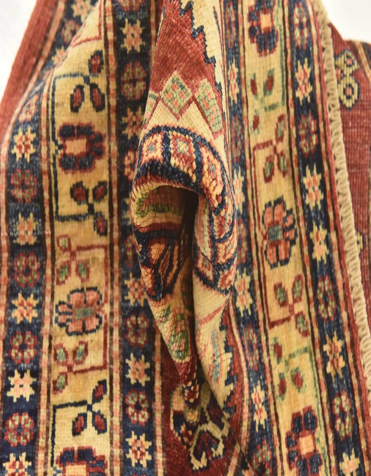 Detail image of  3' 3 x 4' 6  Hand Knotted Kazak Oriental Rug