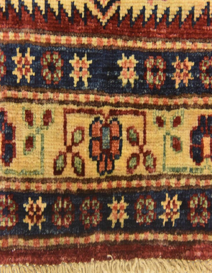 Detail image of  3' 3 x 4' 6  Hand Knotted Kazak Oriental Rug