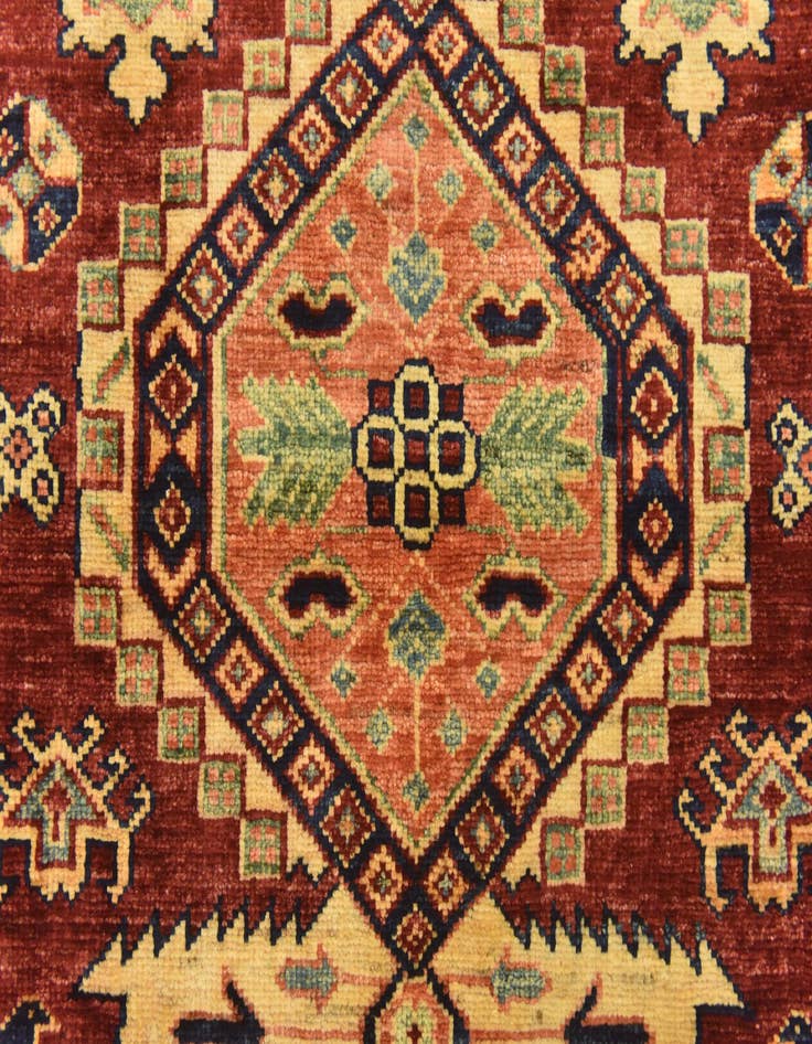Detail image of  3' 3 x 4' 6  Hand Knotted Kazak Oriental Rug