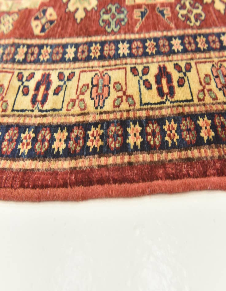 Detail image of  3' 3 x 4' 6  Hand Knotted Kazak Oriental Rug