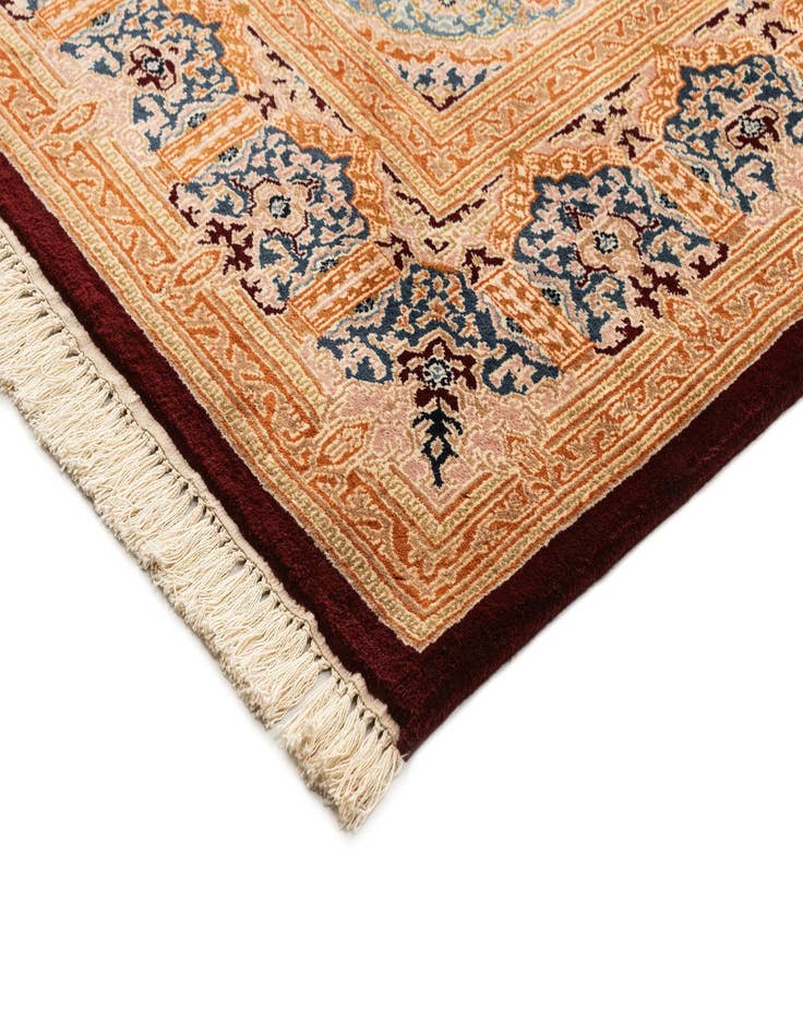 Detail image of  8' 4 x 9' 9  Hand Knotted Kerman Wool Rug