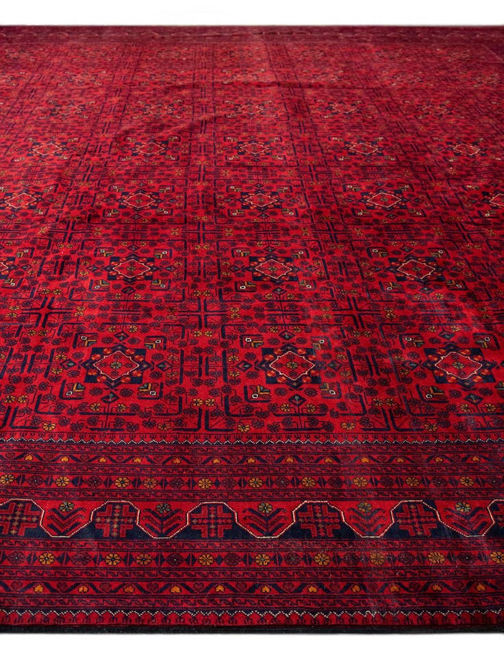 Detail image of  13' x 18' 5  Hand Knotted Khal Mohammadi Wool Rug