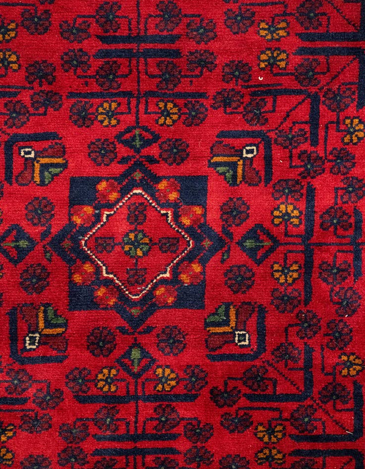 Detail image of  13' x 18' 5  Hand Knotted Khal Mohammadi Wool Rug