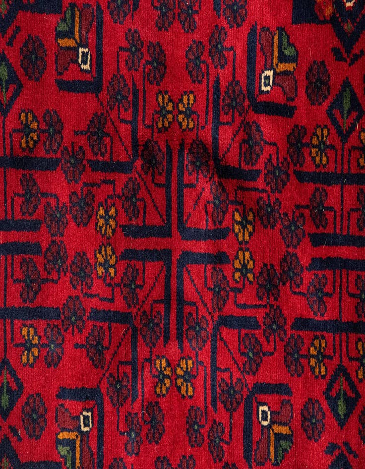 Detail image of  13' x 18' 5  Hand Knotted Khal Mohammadi Wool Rug