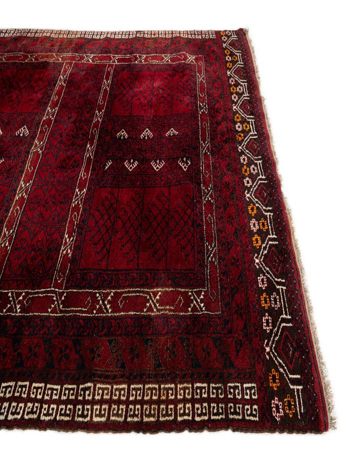 Detail image of  5' 8 x 6' 9  Hand Knotted Khal Mohammadi Oriental Wool Rug