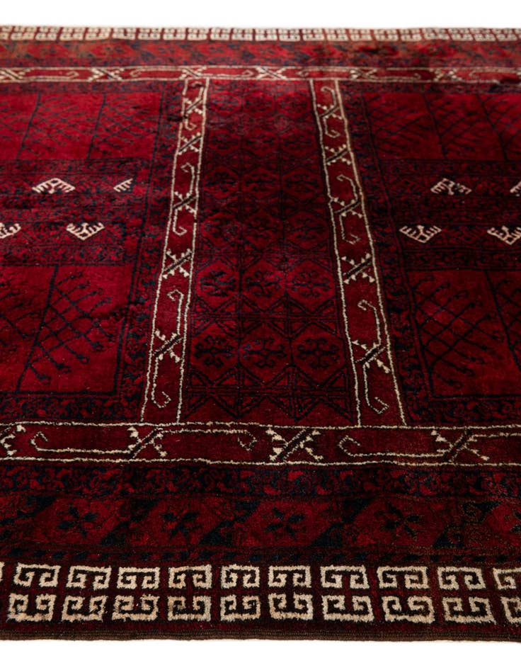 Detail image of  5' 8 x 6' 9  Hand Knotted Khal Mohammadi Oriental Wool Rug