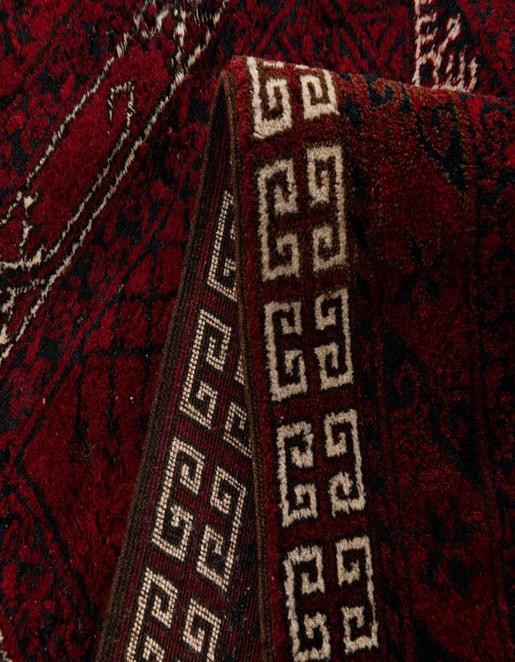Detail image of  5' 8 x 6' 9  Hand Knotted Khal Mohammadi Oriental Wool Rug