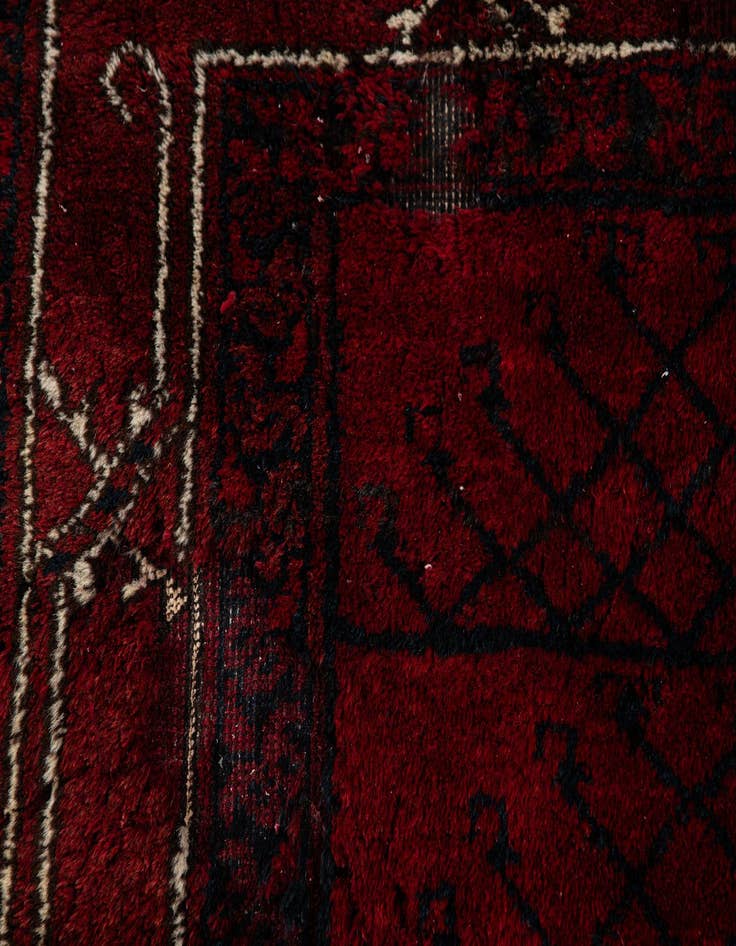 Detail image of  5' 8 x 6' 9  Hand Knotted Khal Mohammadi Oriental Wool Rug