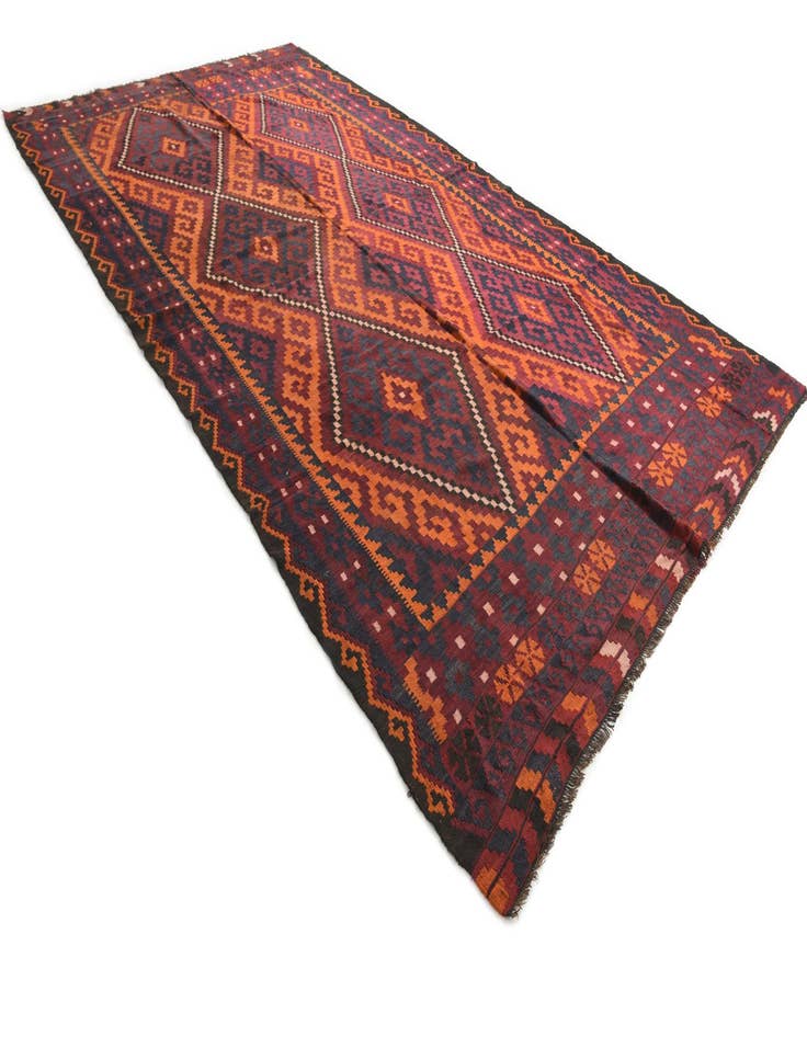 Detail image of  8' 10 x 15' 10  Hand Woven Kilim Afghan Wool Rug