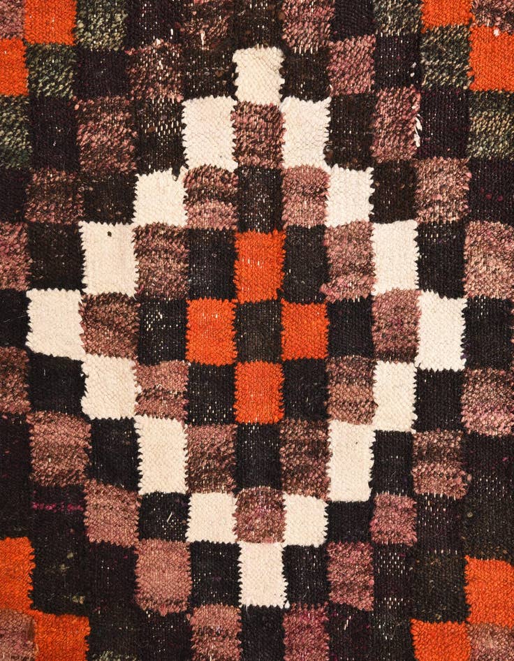 Detail image of  4' 7 x 8' 10  Hand Woven Kilim Fars Wool Rug