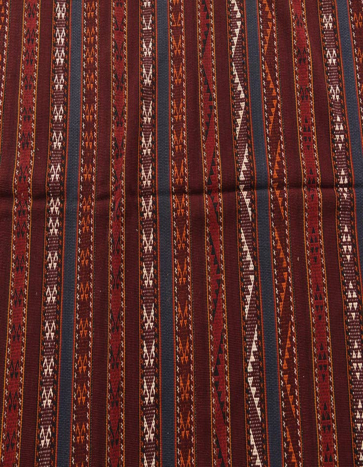 Detail image of  6' x 12' 10  Hand Knotted Kilim Fars Persian Wool Rug