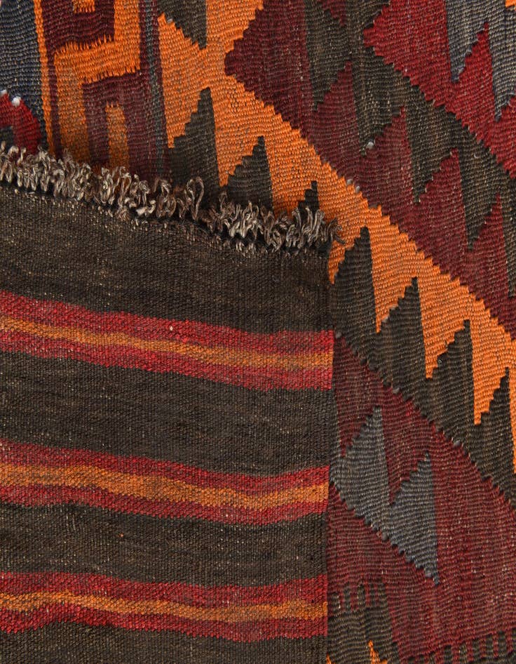 Detail image of  5' 7 x 8' 1  Hand Woven Kilim Fars Wool Rug