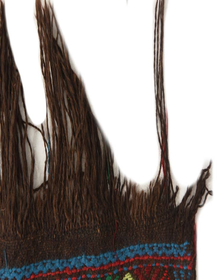 Detail image of  4' 8 x 8' 1  Hand Woven Kilim Fars Wool Rug