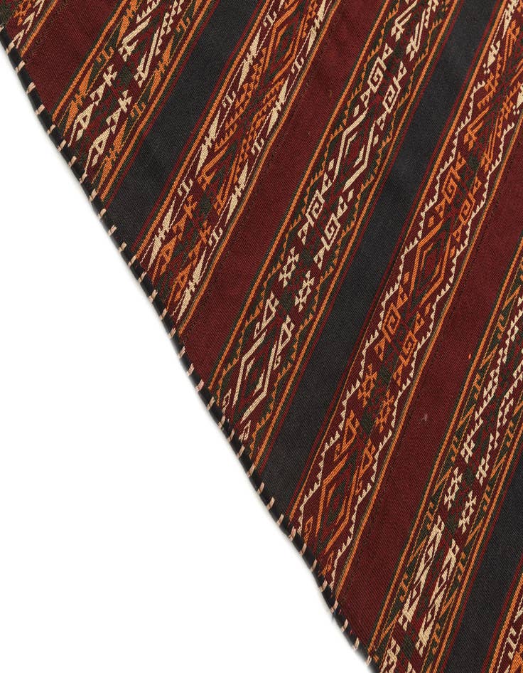 Detail image of  5' 8 x 10' 10  Hand Woven Kilim Fars Wool Rug