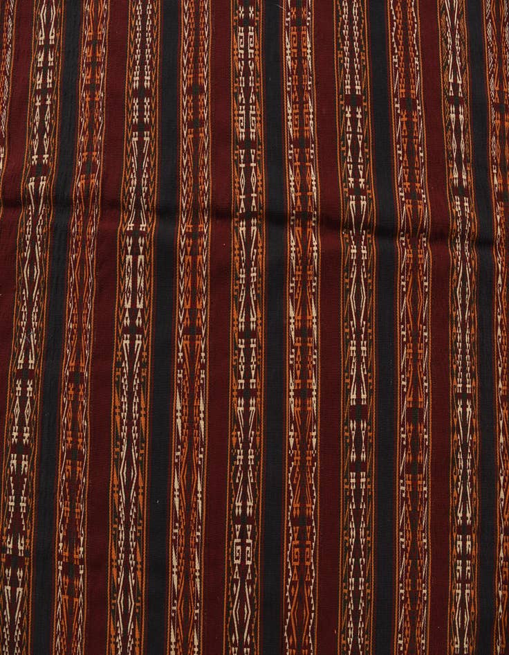 Detail image of  5' 8 x 10' 10  Hand Woven Kilim Fars Wool Rug