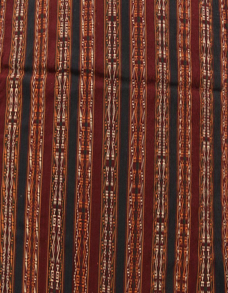 Detail image of  5' 8 x 10' 10  Hand Woven Kilim Fars Wool Rug