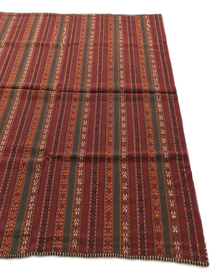 Detail image of  6' 2 x 10' 9  Hand Woven Kilim Fars Wool Rug