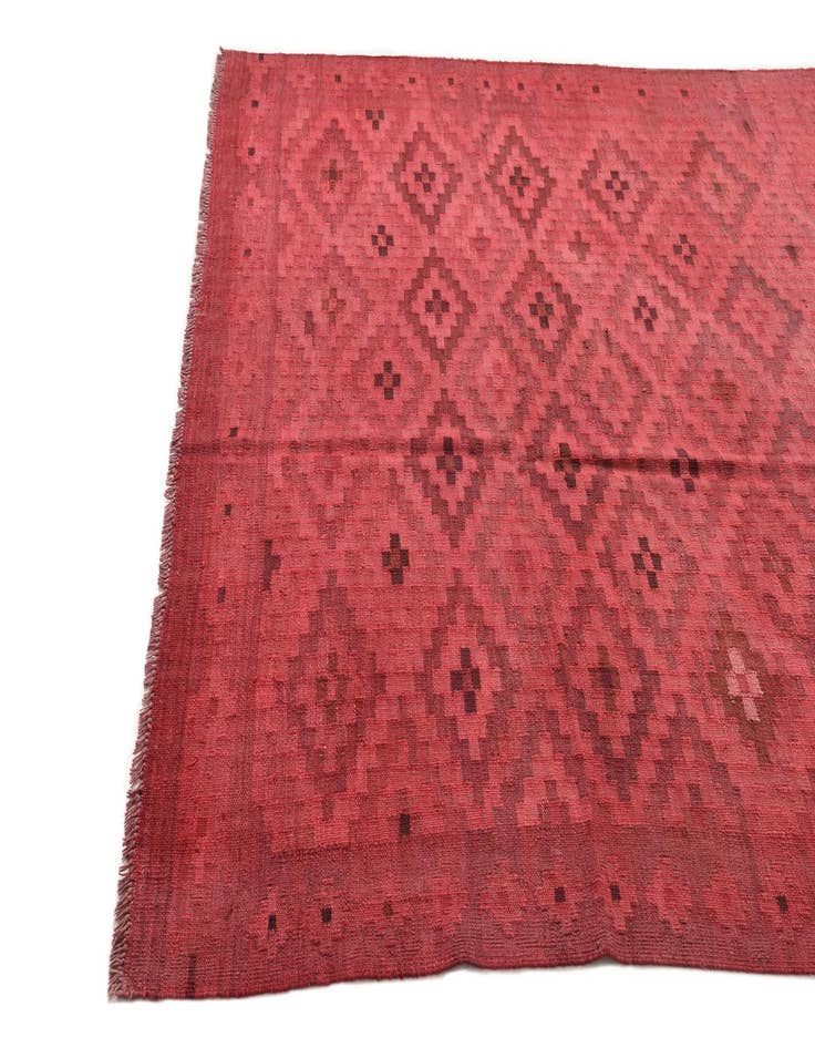 Detail image of  6' 1 x 9' 9  Hand Woven Kilim Fars Wool Rug