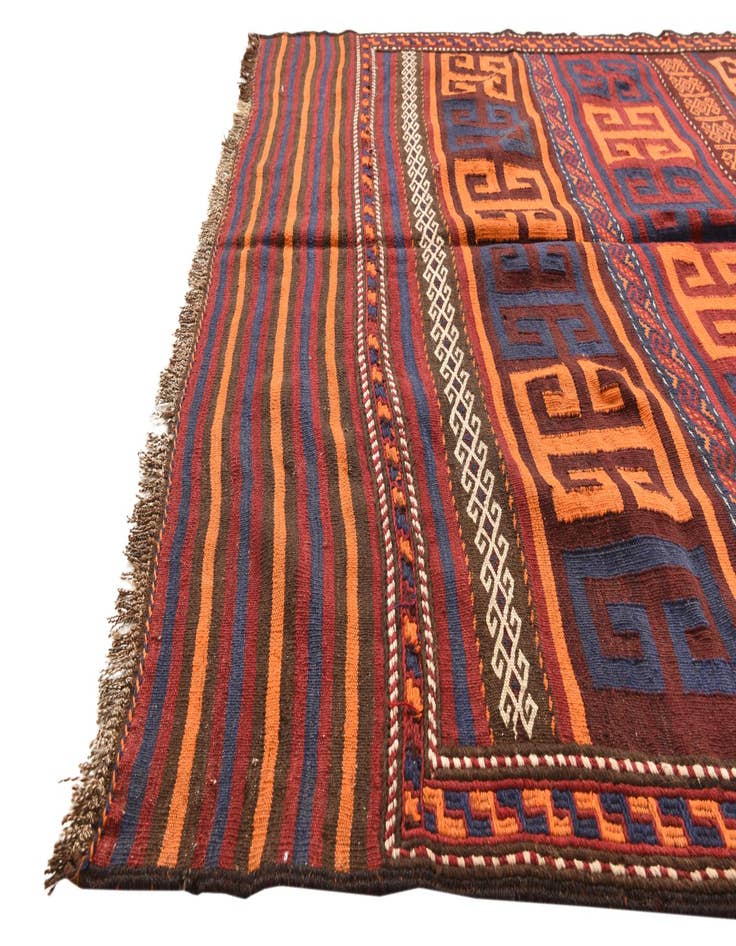 Detail image of  5' 6 x 8' 9  Hand Woven Kilim Fars Wool Rug