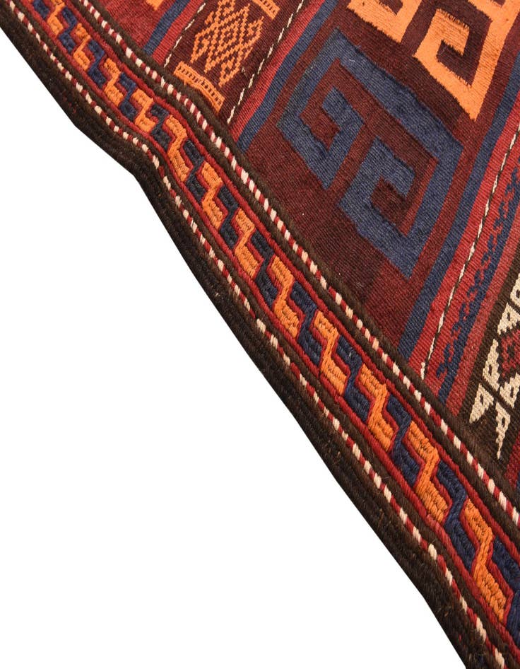 Detail image of  5' 6 x 8' 9  Hand Woven Kilim Fars Wool Rug