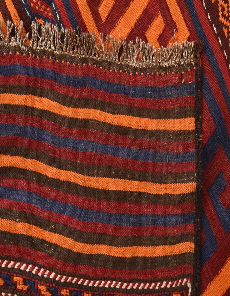 Detail image of  5' 6 x 8' 9  Hand Woven Kilim Fars Wool Rug