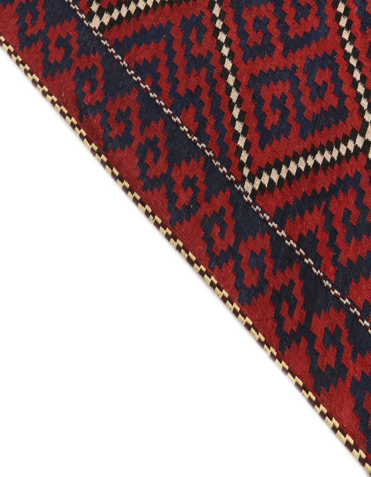 Detail image of  6' 9 x 10' 9  Hand Woven Kilim Fars Wool Rug