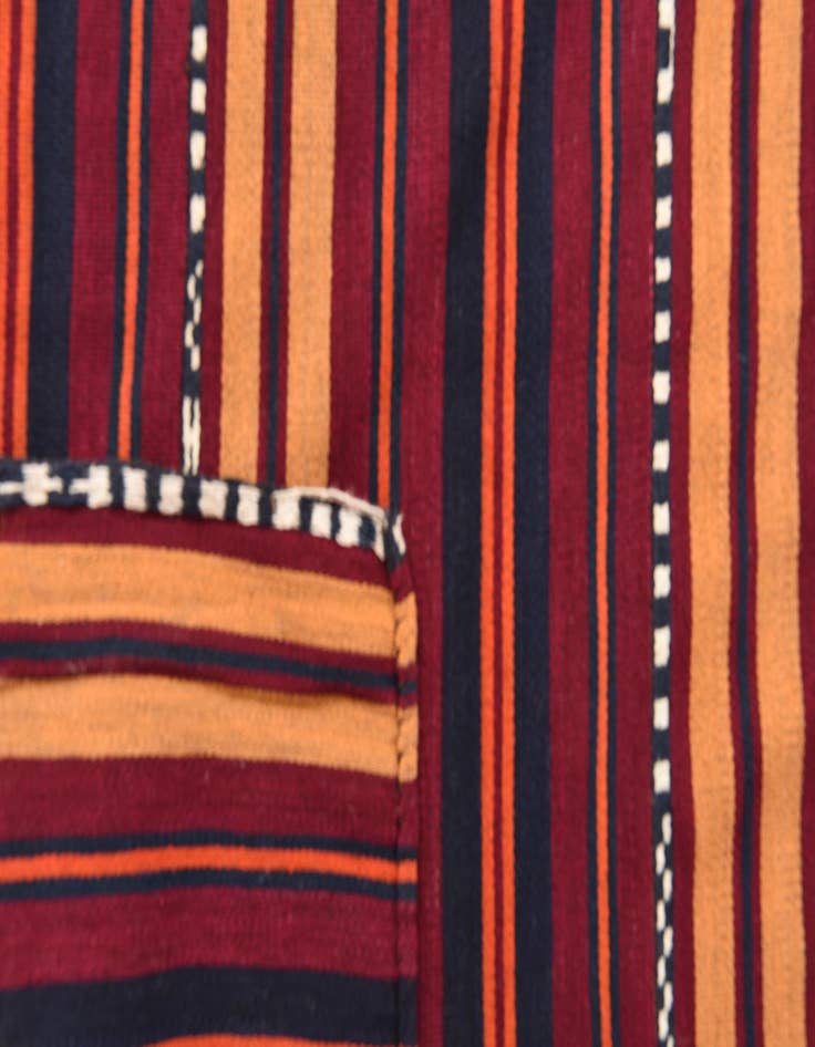 Detail image of  5' 9 x 11' 1  Hand Woven Kilim Fars Wool Rug