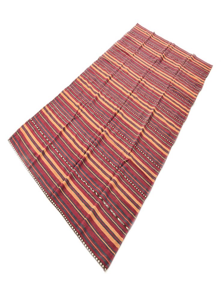 Detail image of  4' 10 x 9' 1  Hand Woven Kilim Fars Wool Rug