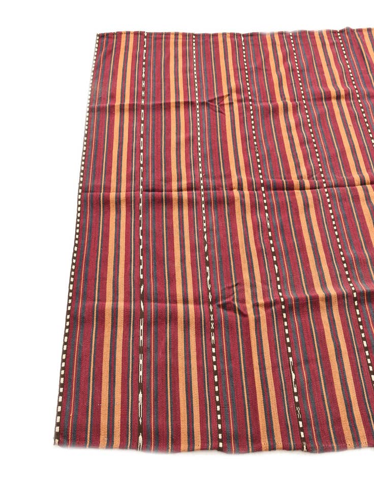 Detail image of  4' 10 x 9' 1  Hand Woven Kilim Fars Wool Rug