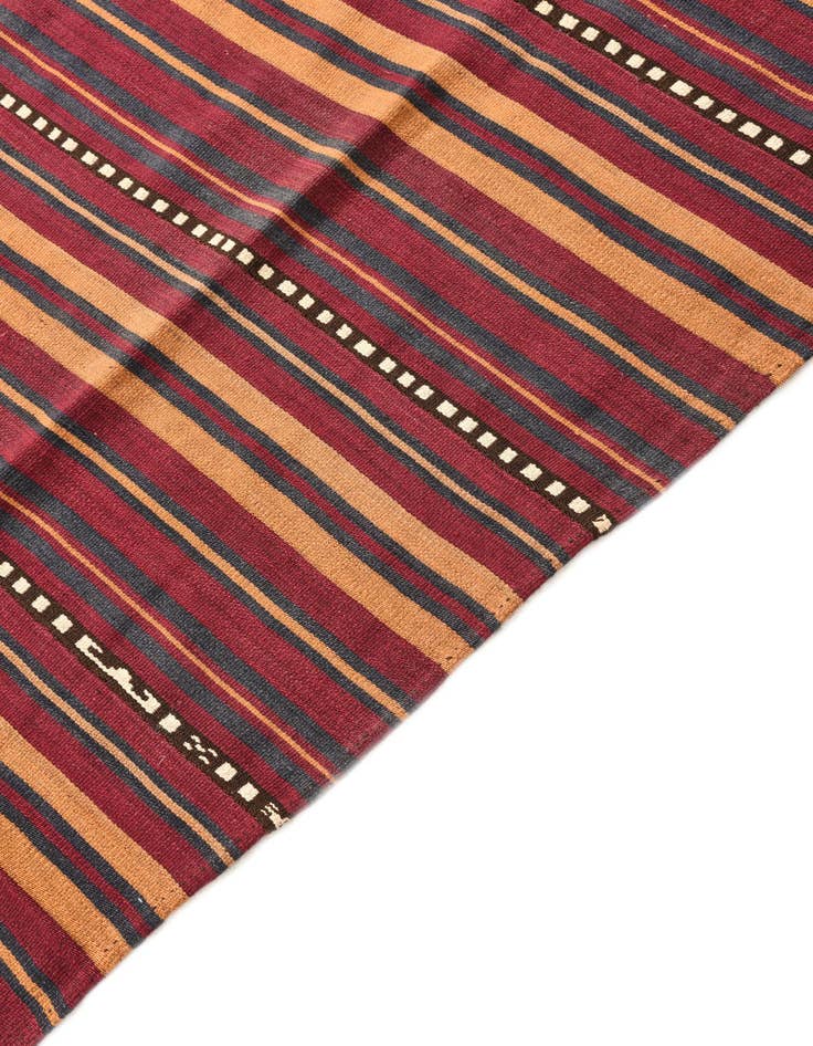 Detail image of  4' 10 x 9' 1  Hand Woven Kilim Fars Wool Rug