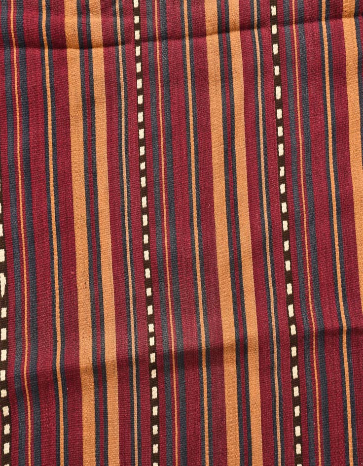 Detail image of  4' 10 x 9' 1  Hand Woven Kilim Fars Wool Rug