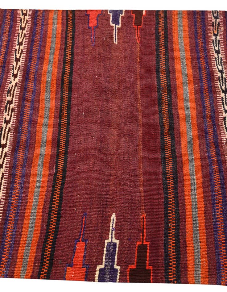 Detail image of  3' 4 x 3' 9  Hand Woven Kilim Fars Wool Rug