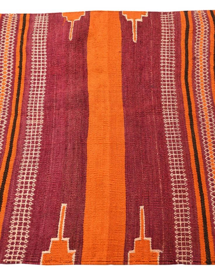 Detail image of  3' 4 x 3' 9  Hand Woven Kilim Fars Wool Rug