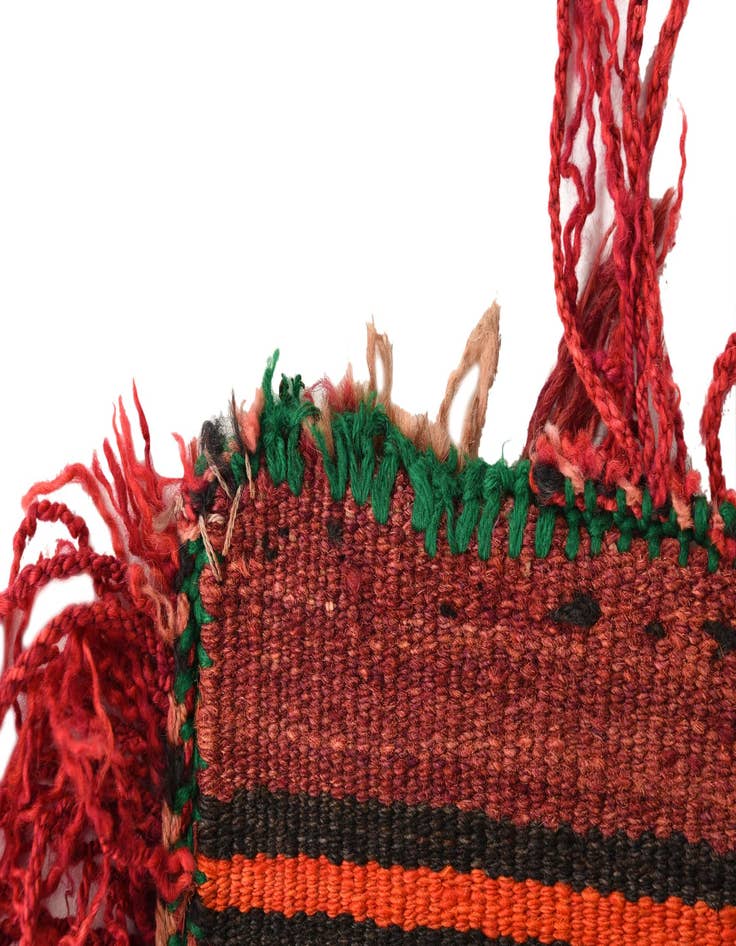 Detail image of  3' 2 x 4'  Hand Woven Kilim Fars Wool Rug