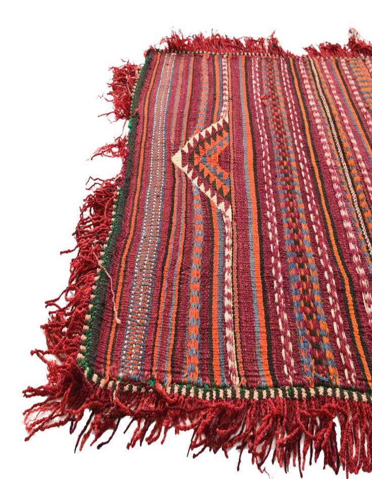 Detail image of  3' 2 x 4'  Hand Woven Kilim Fars Wool Rug