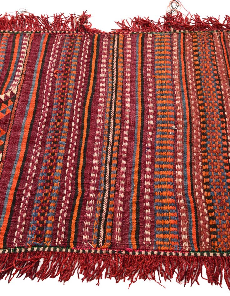 Detail image of  3' 2 x 4'  Hand Woven Kilim Fars Wool Rug