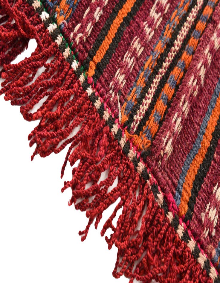 Detail image of  3' 2 x 4'  Hand Woven Kilim Fars Wool Rug