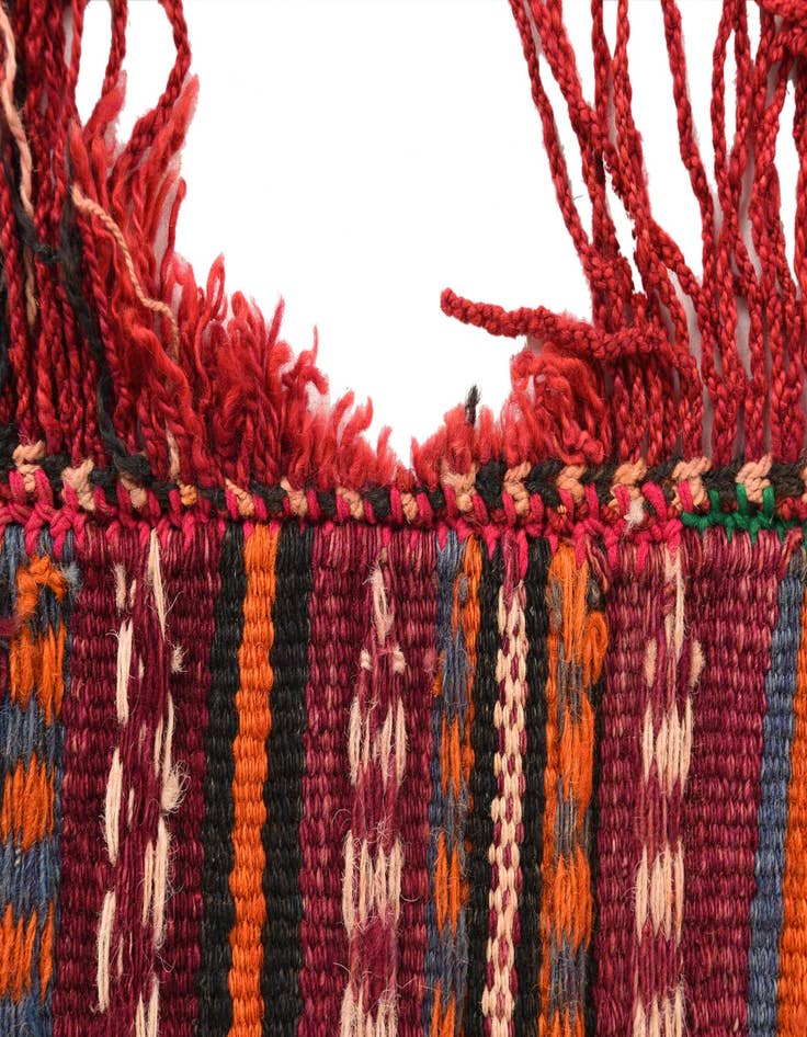 Detail image of  3' 2 x 4'  Hand Woven Kilim Fars Wool Rug