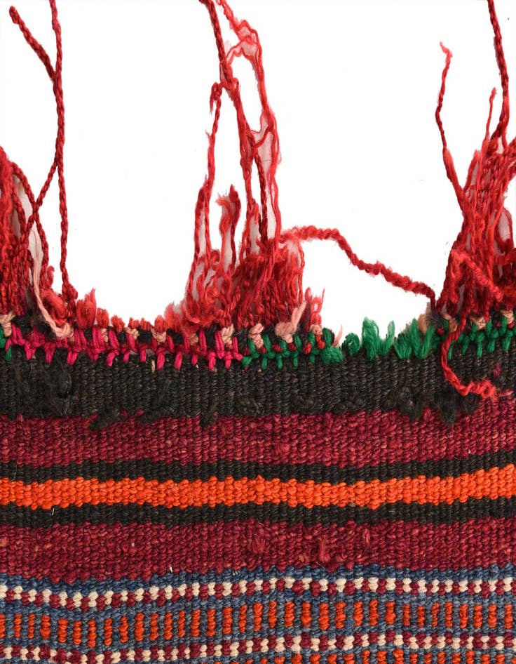 Detail image of  3' 2 x 4'  Hand Woven Kilim Fars Wool Rug