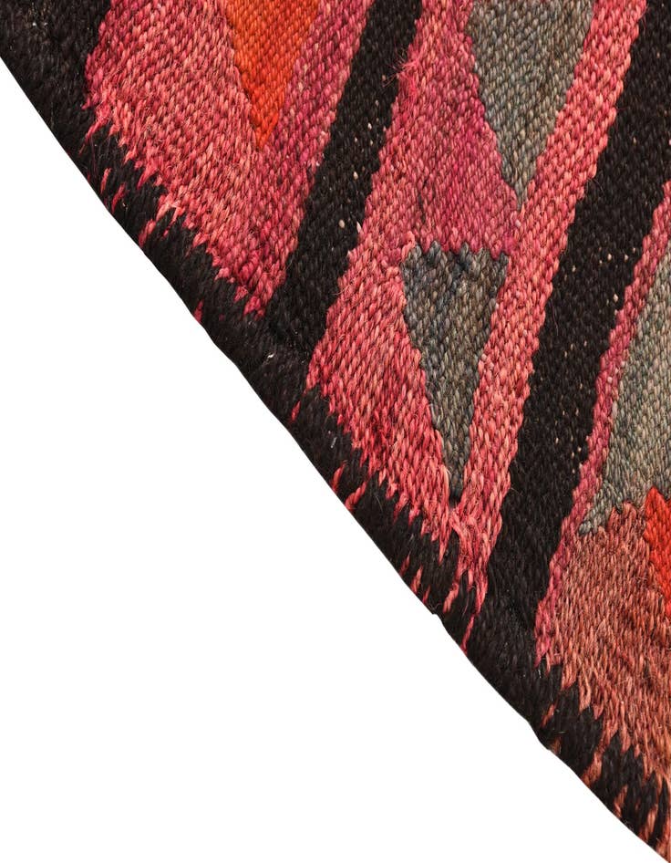 Detail image of  4' 9 x 7' 7  Hand Woven Kilim Fars Wool Rug
