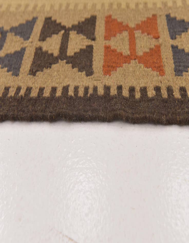 Detail image of  3' 5 x 6' 4  Hand Woven Kilim Maymana Wool Rug