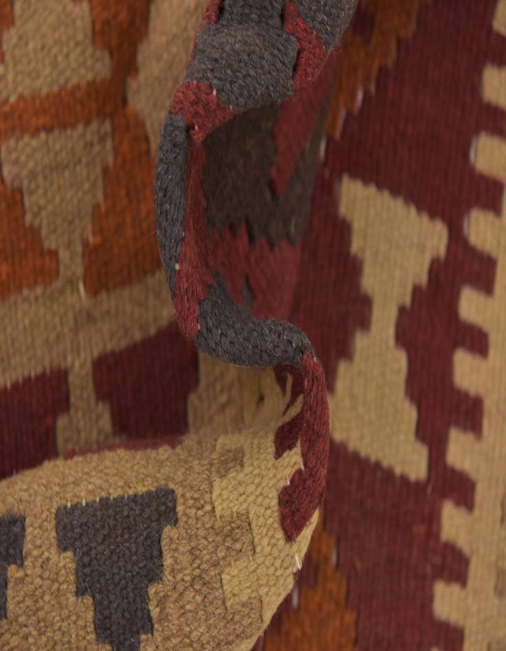 Detail image of  3' 5 x 6' 4  Hand Woven Kilim Maymana Wool Rug