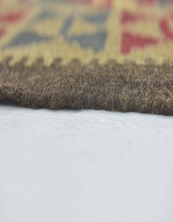 Detail image of  4' 10 x 8' 4  Hand Woven Kilim Maymana Wool Rug