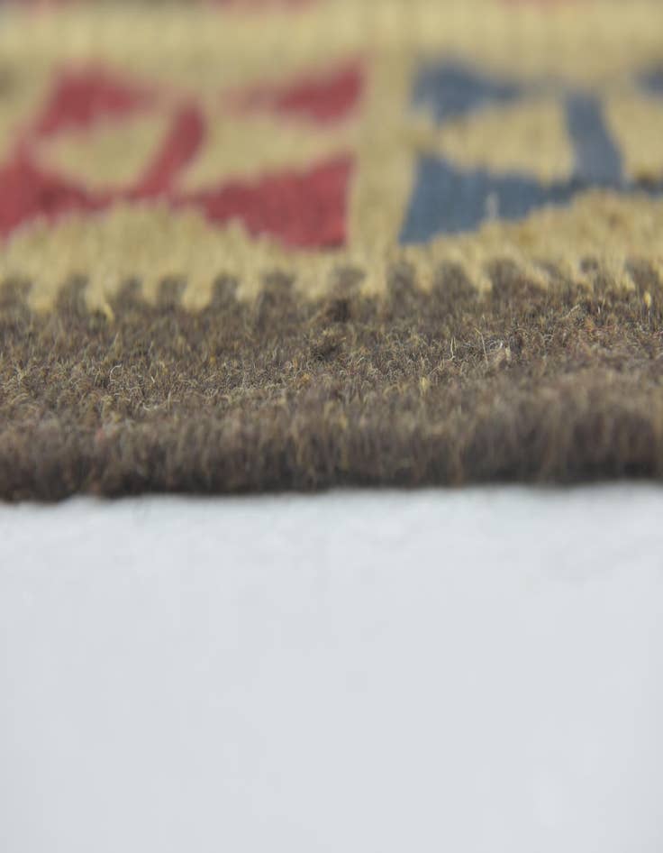 Detail image of  5' 2 x 8' 2  Hand Woven Kilim Maymana Wool Rug