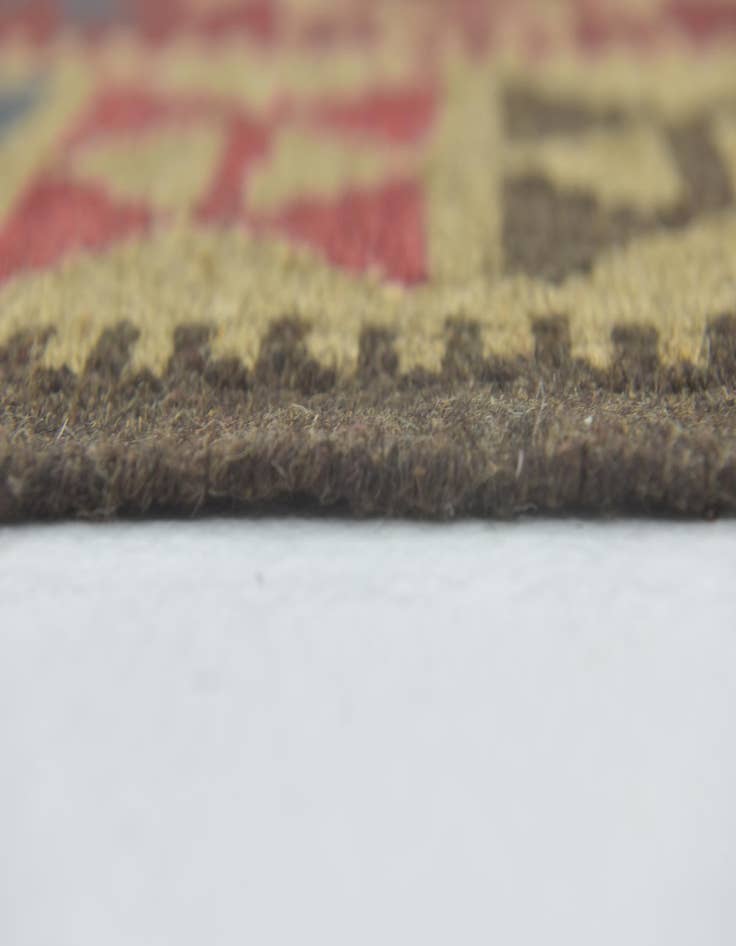 Detail image of  5' 4 x 8' 3  Hand Woven Kilim Maymana Wool Rug